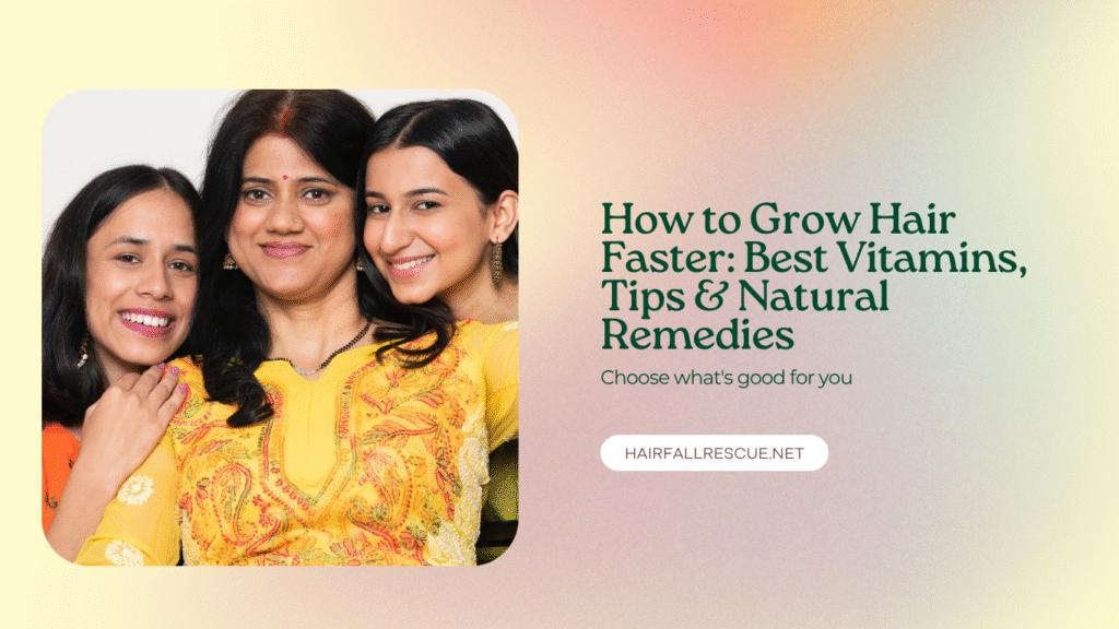 How to Grow Hair Faster: Best Vitamins & Tips