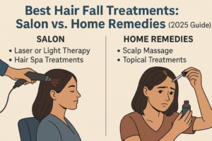 Best Hair Fall Treatments: Salon vs. Home Remedies (